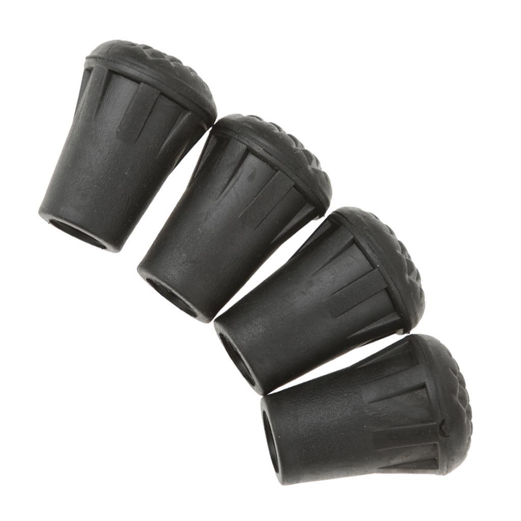 4pcs Replacement Rubber Tips End for Hiking Stick Walking Trekking Poles 3cm