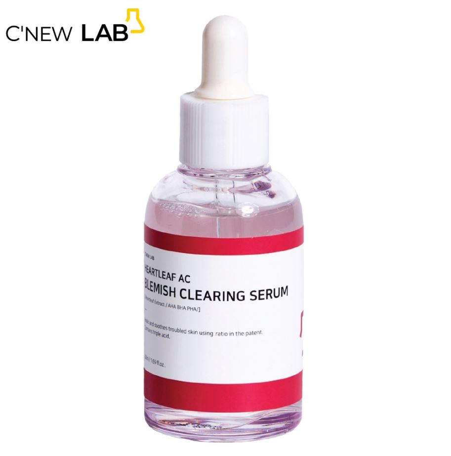 Serum Ngừa Mụn Heartleaf Ac Blemish Clearing Serum C'NEW LAB Cung Cấp Dưỡng Chất, Cấp Ẩm Cho Da 50Ml - Màu Đỏ