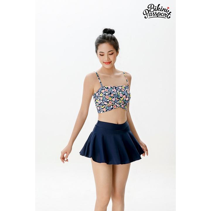 Áo bơi NỮ lẻ BIKINI PASSPORT kiểu Áo bơi lẻ croptop hai dây - Floral - BS371_FLO