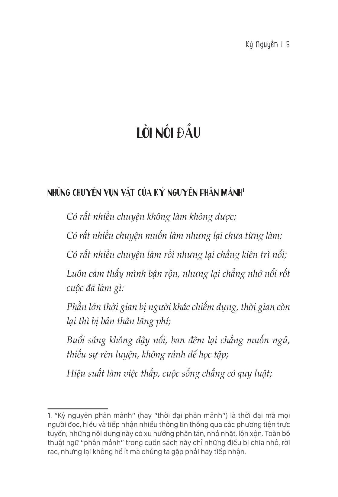 Dừng Bao Biện! - Làm Gì Có Chuyện Bạn Không Có Thời Gian