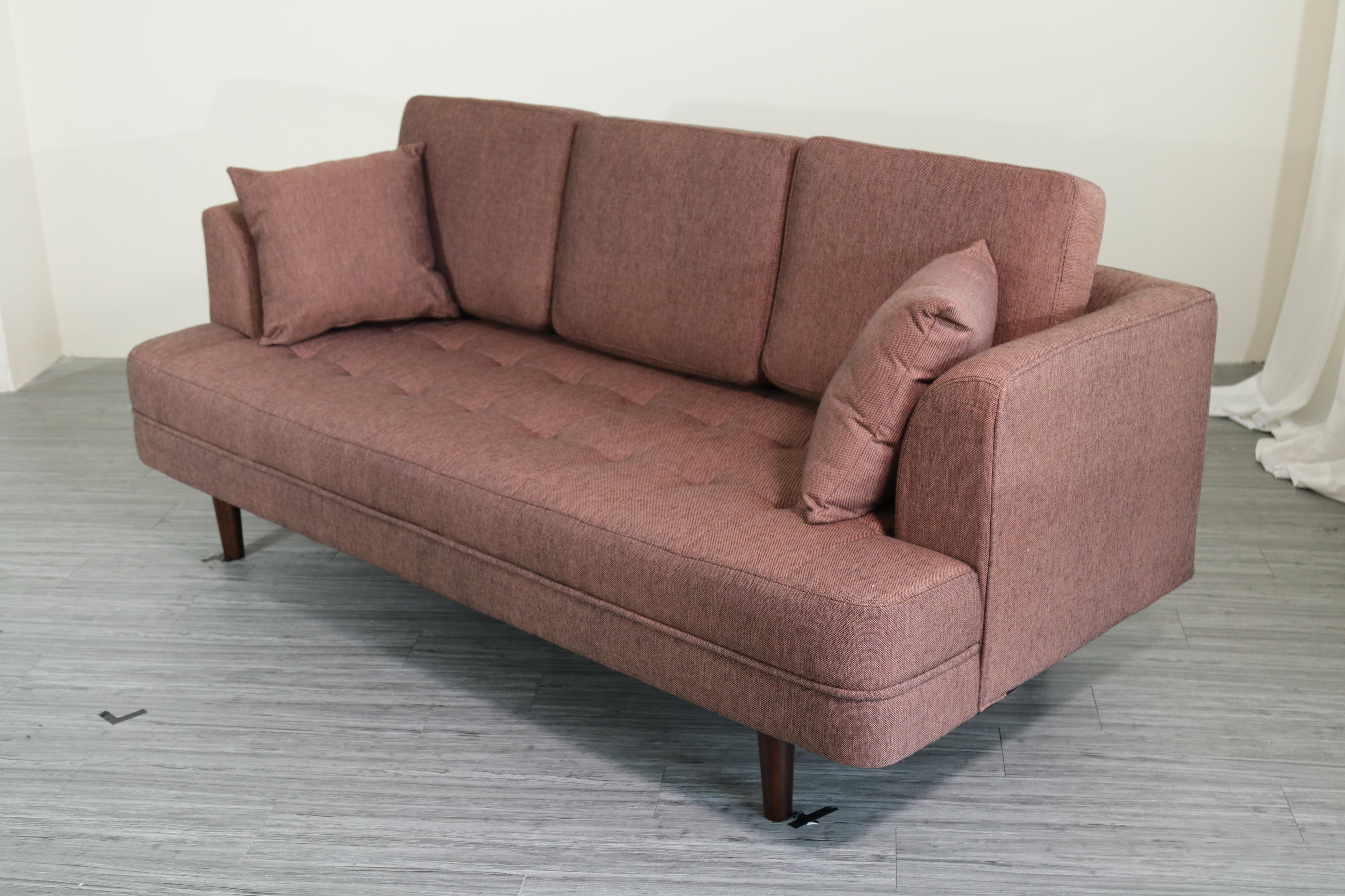 Sofa băng Juno sofa hiện đại màu kem, xám, nâu