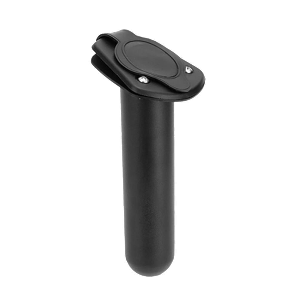 4 Pieces Durable Plastic Flush Mount Fishing Rod Holder Cap Gasket Kayak Canoe Side Tackle