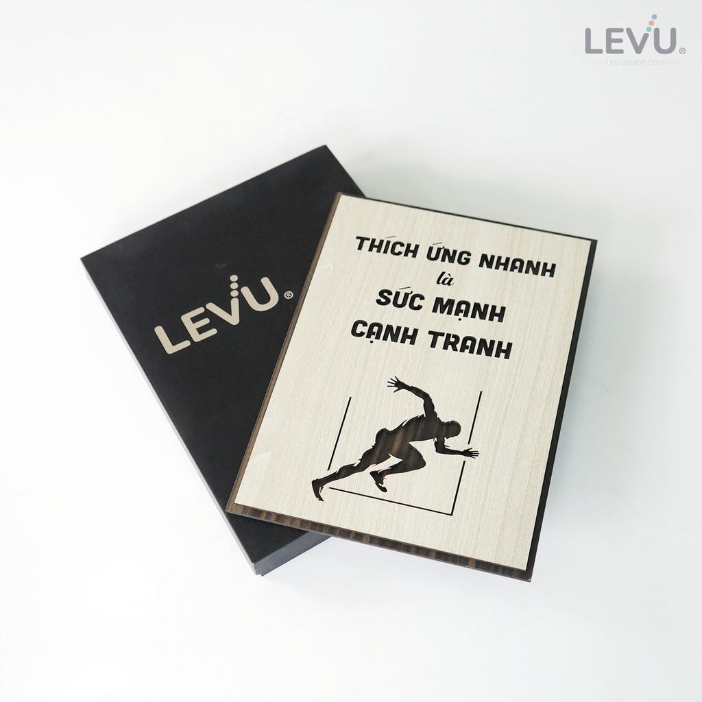 Tranh slogan doanh nghiệp LEVU LV136 "Thích ứng nhanh là sức mạnh cạnh tranh"