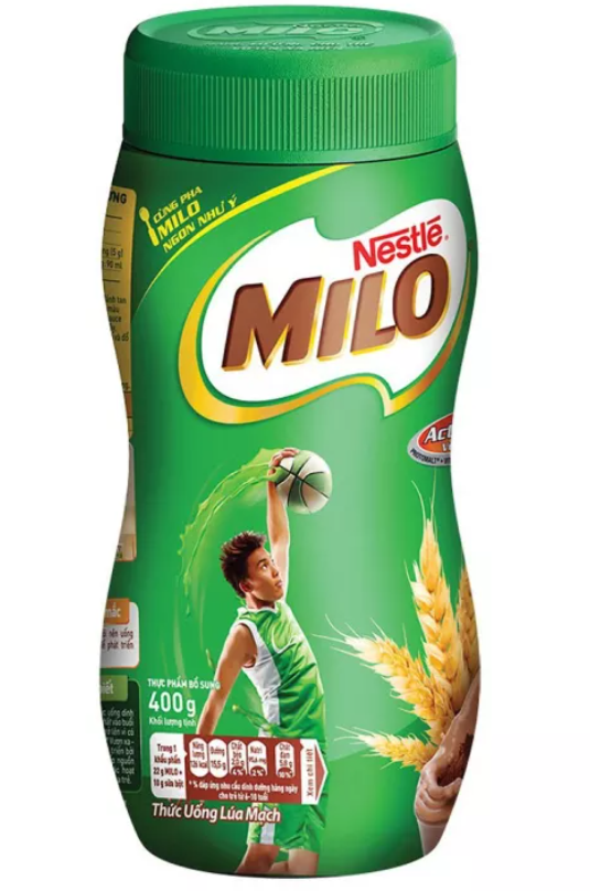 Sữa lúa mạch Nestlé MILO Nguyên chất 400g  - Giao mẫu ngẫu nhiên