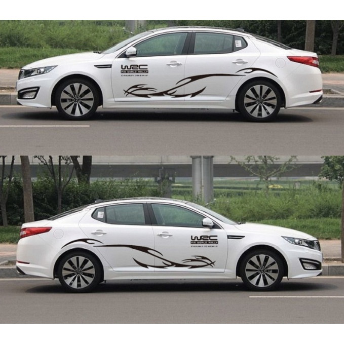 Tem xe ô tô phong cách thể thao TS035