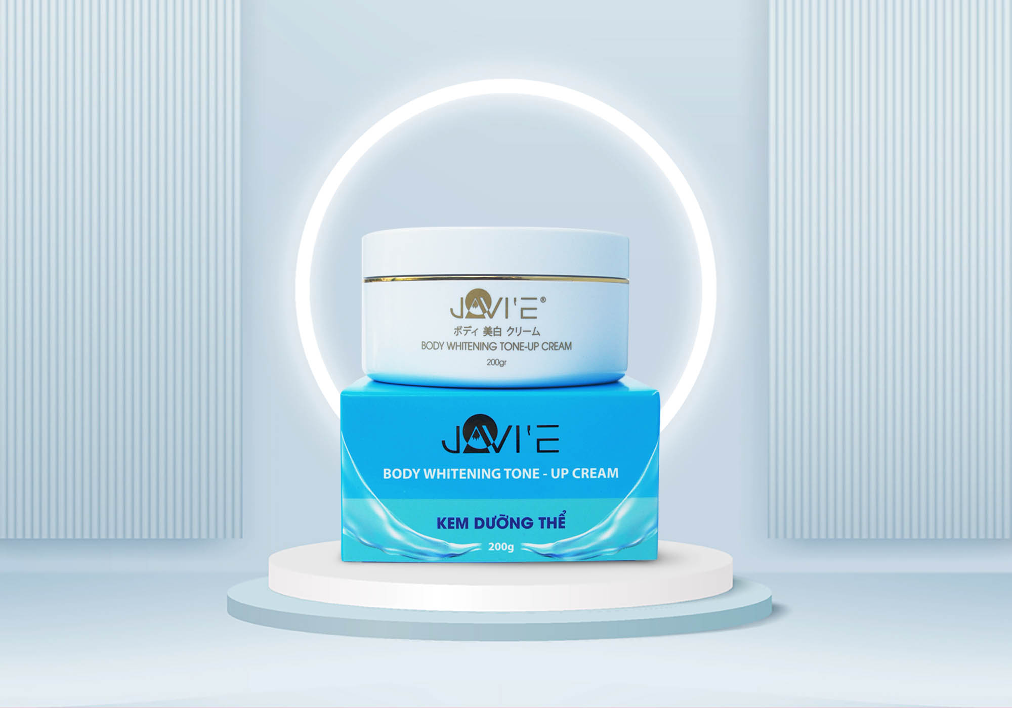 KEM DƯỠNG THỂ JAVI'E BODY WHITENING TONE- UP CREAM