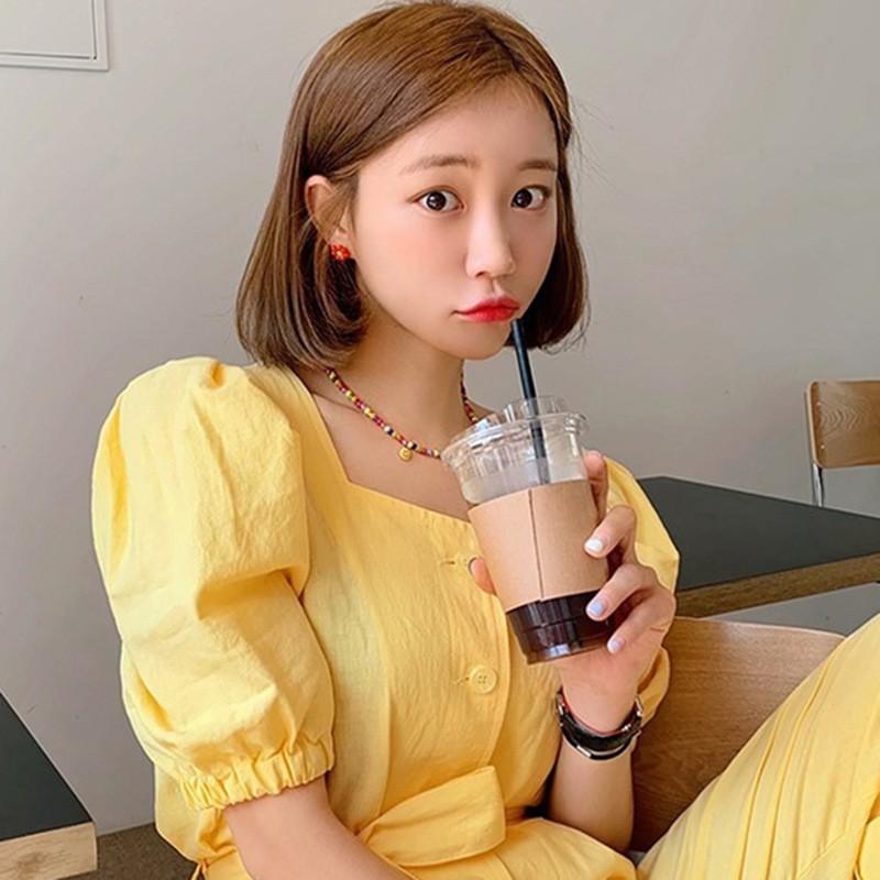Vòng cổ xỏ hạt thủ công xinh xắn hợp thời trang