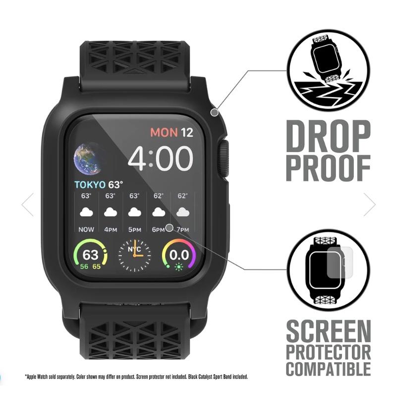 Ốp Kèm Dây Catalyst Impact Protection For Apple Watch Series 1~8/SE, thiết kế phong cách, thời trang hiện đại. Hàng Chính Hãng