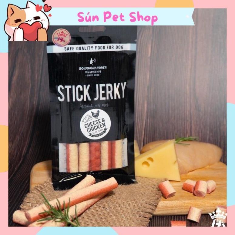Bánh thưởng dạng que Bowwow Stick Jerky cho chó - Snack cao cấp cho thú cưng