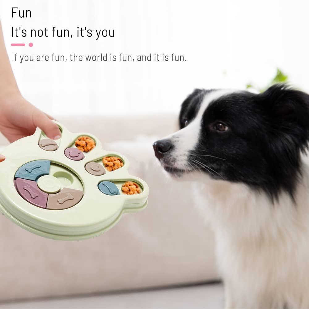 Câu đố cho chó ăn, đồ chơi chó giáo dục, đồ chơi chó tương tác, đối xử với chó cho chó, người ăn cho chó, người ăn chậm, động vật chậm