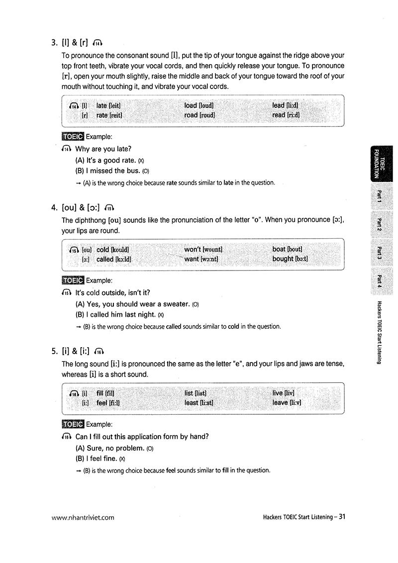 Hackers TOEIC Start Listening (Kèm 1CD)