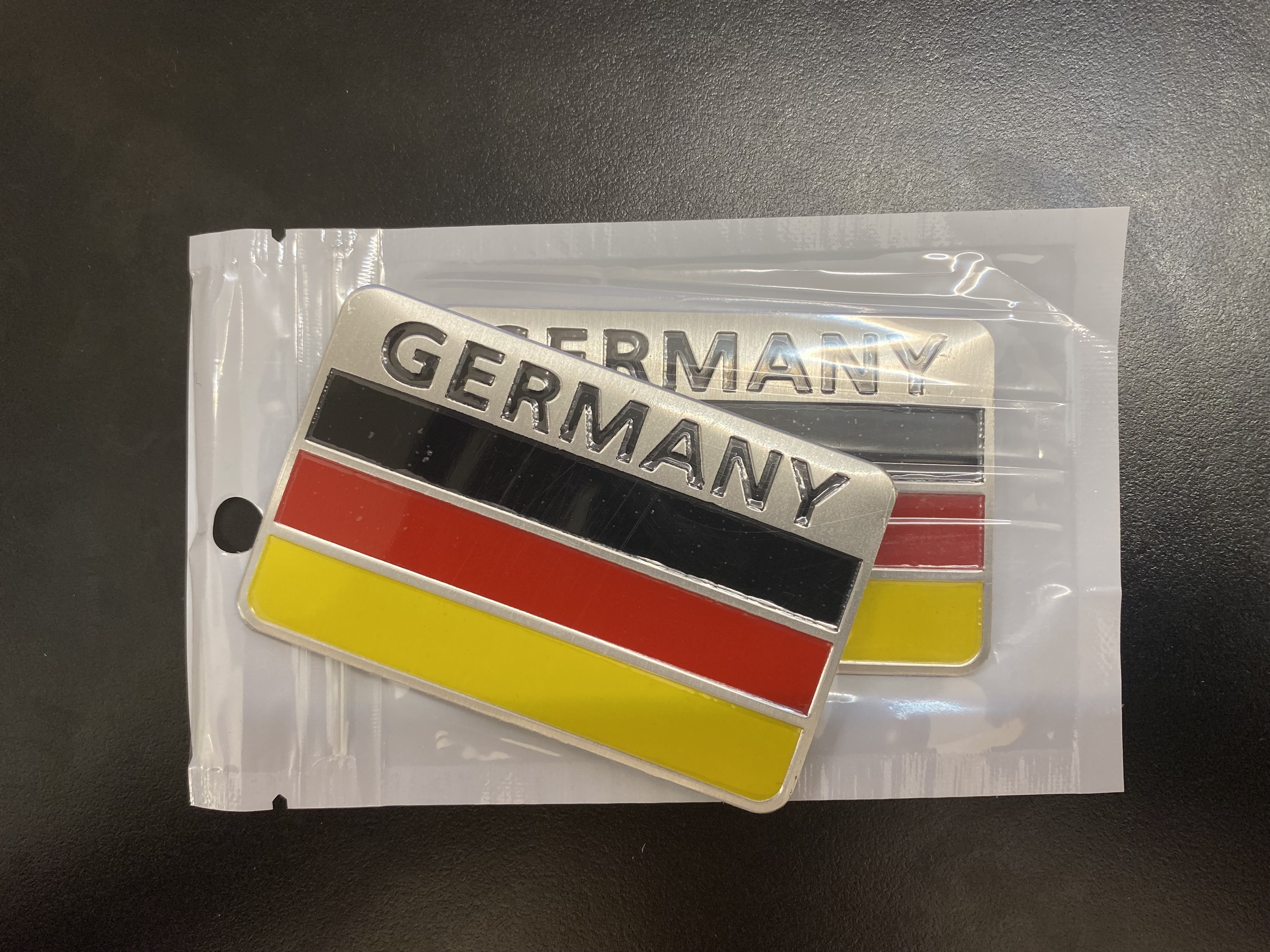 Tem Nhôm Logo Dán Xe Hình Lá Cờ Các Nước Hoa Kỳ, Italia, Germany Trang Trí Ô Tô Xe Máy