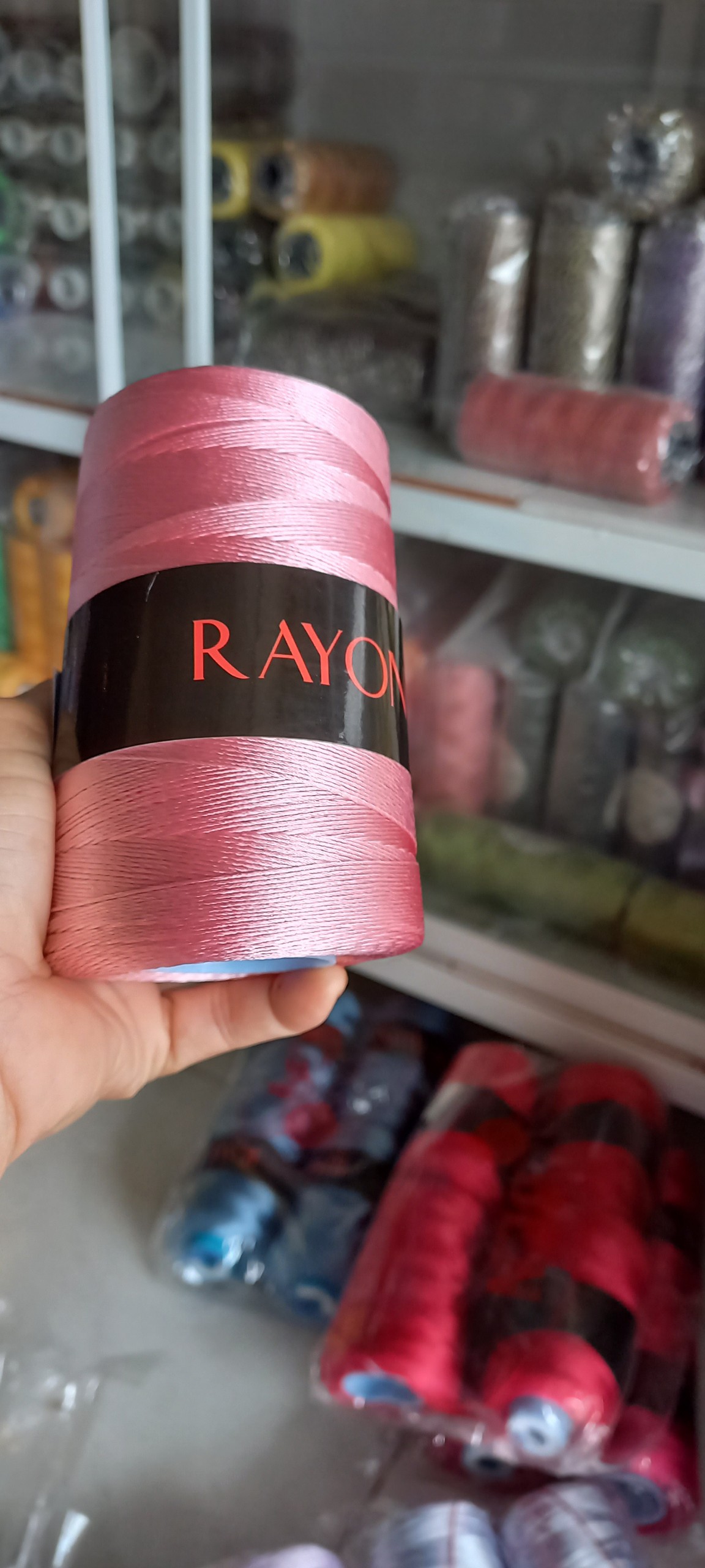 Sợi rayon dùng trong đan móc màu số 9