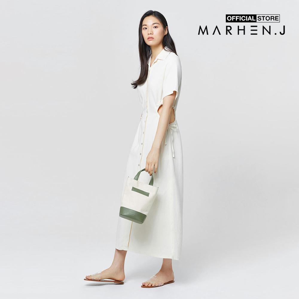 Marhen.J - Túi đeo chéo nữ chữ nhật Koy MJ20BKOYEE-GN