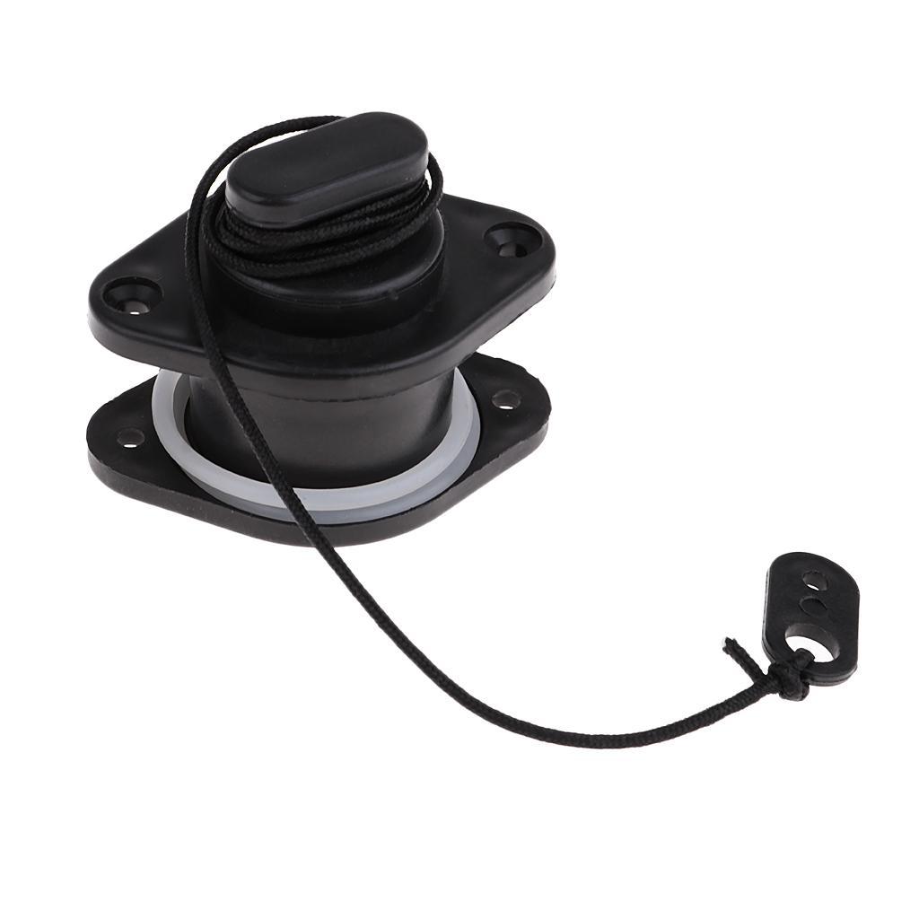2-6pack Universal PVC Scupper Drain Valve Cap for Kayak Inflatable Boat 24mm
