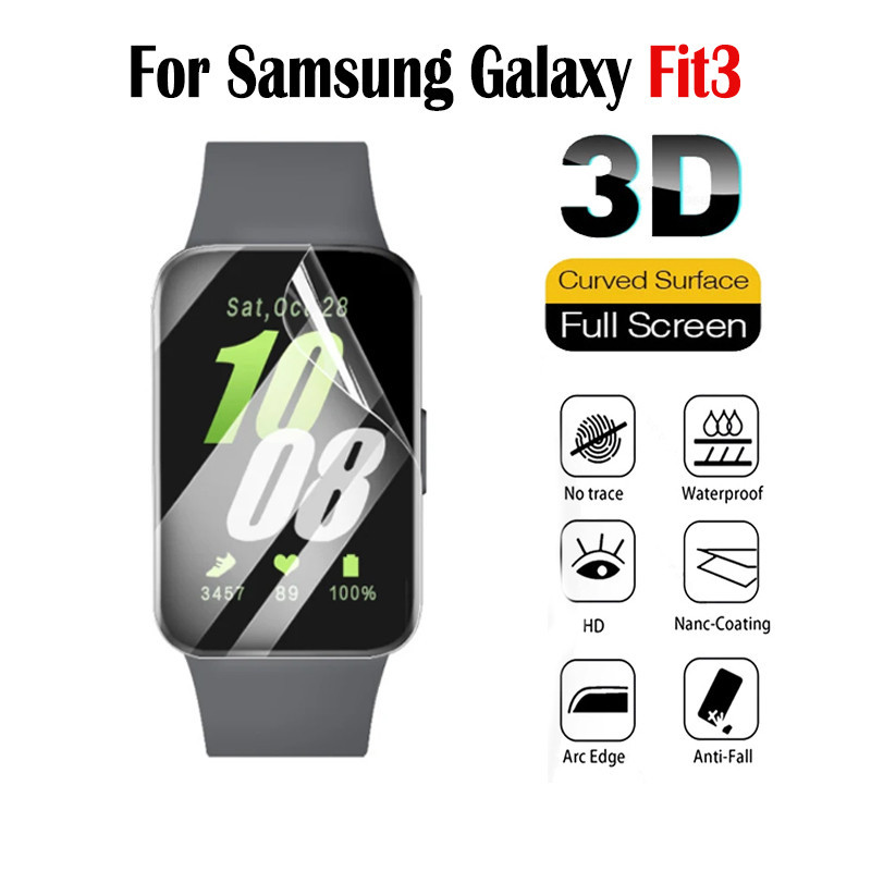 Miếng Dán Mặt Đồng Hồ Hydrogel Film cho đồng hồ Samsung Galaxy Fit 3_ Hàng chính hãng