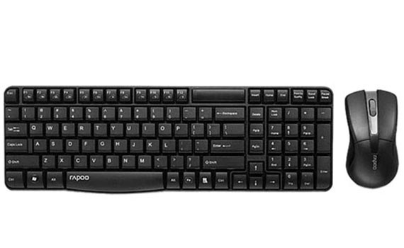Bộ bàn phím và chuột Rapoo X1800 màu đen giá khuyến mãi tại 