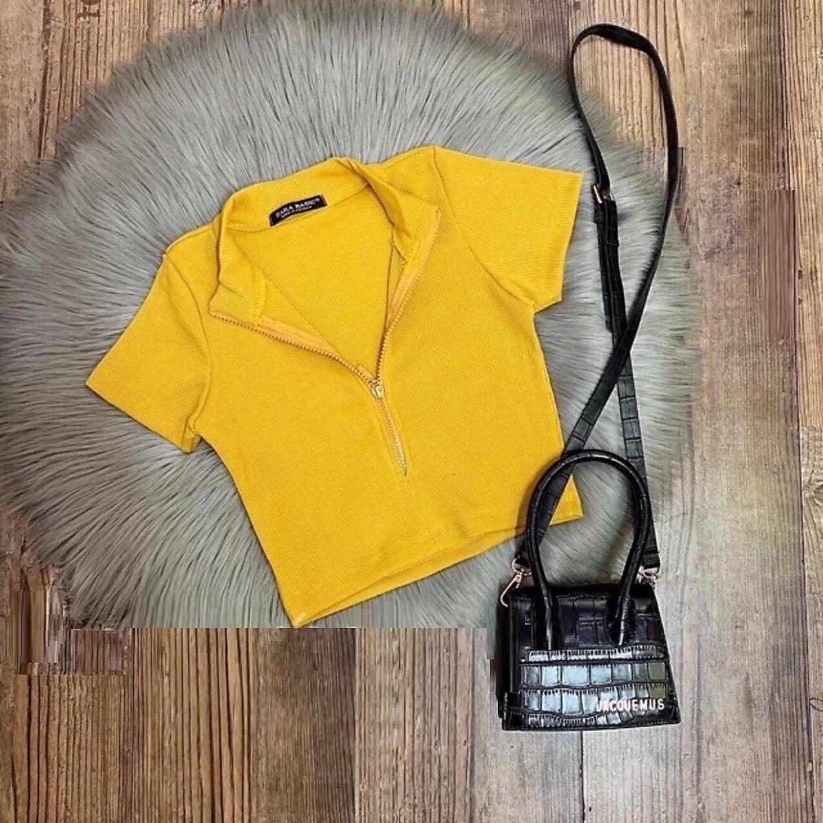 ÁO THUN CROPTOP ÔM BODY NGẮN CO GIÃN - ÁO KIỂU CRT NGẮN TAY TRƠN BASIC CỔ BẺ PETER 91