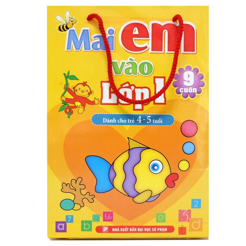 Mai Em Vào Lớp Một - Dành Cho Trẻ 4 - 5 Tuổi Bộ Túi 9 Cuốn - Tái Bản