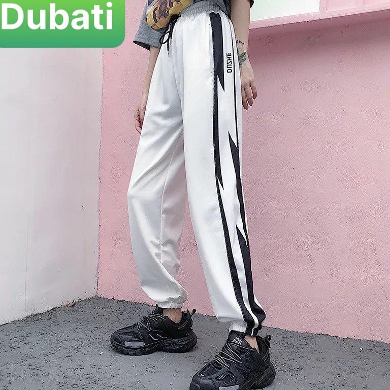 QUẦN JOGGER THỂ THAO TIA SÉT CHẤT NỈ DA CÁ NAM NỮ CÓ BO CHÂN SANG CHẢNH VIP -DUBATI FASHION