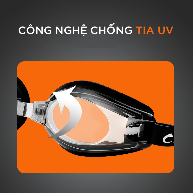 Kính bơi cận thị nam nữ Cleacco SG8100 , đủ độ cận từ 2 đến 8 độ , chống UV , chống sương - Hàng chính hãng