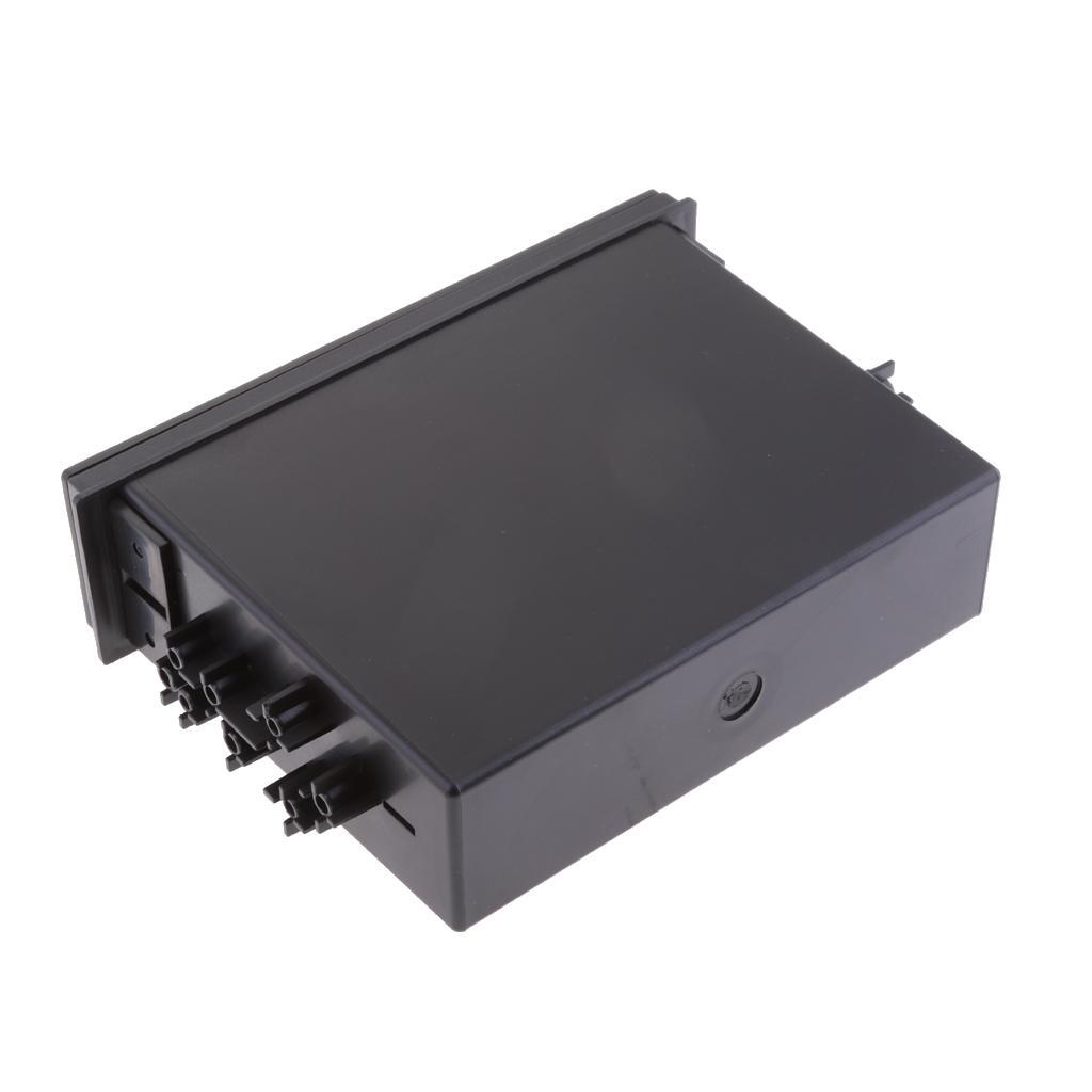 Universal Car/Truck Double Din Radio Cup Holder Storage Box