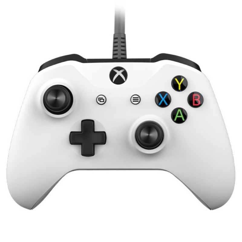 Gamepad tay game dây Xbox One S White - cho máy tính, laptop, smartphone, máy tính bảng, máy game xbox1