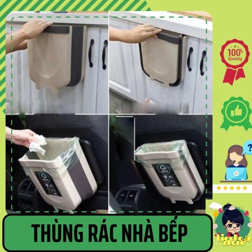 Thùng Rác Treo Tủ Bếp Có Thể Gấp Gọn,  Không Chiếm Không Gian Nhà Bếp HH0052