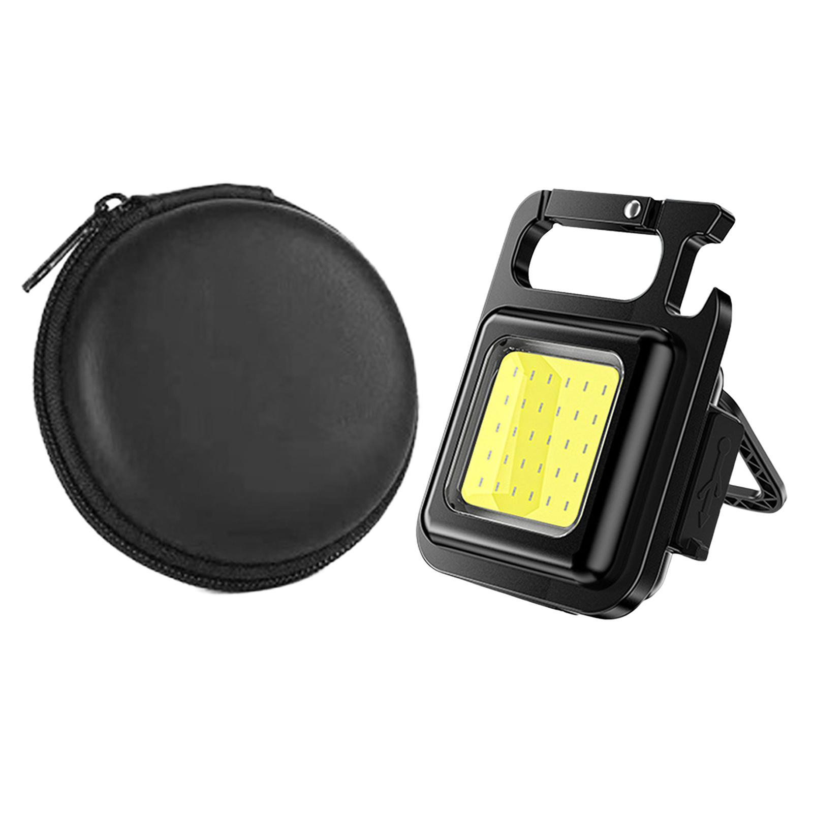 Mini COB Flashlight Portable Work Light USB Rechargeable for Outdoor Fishing