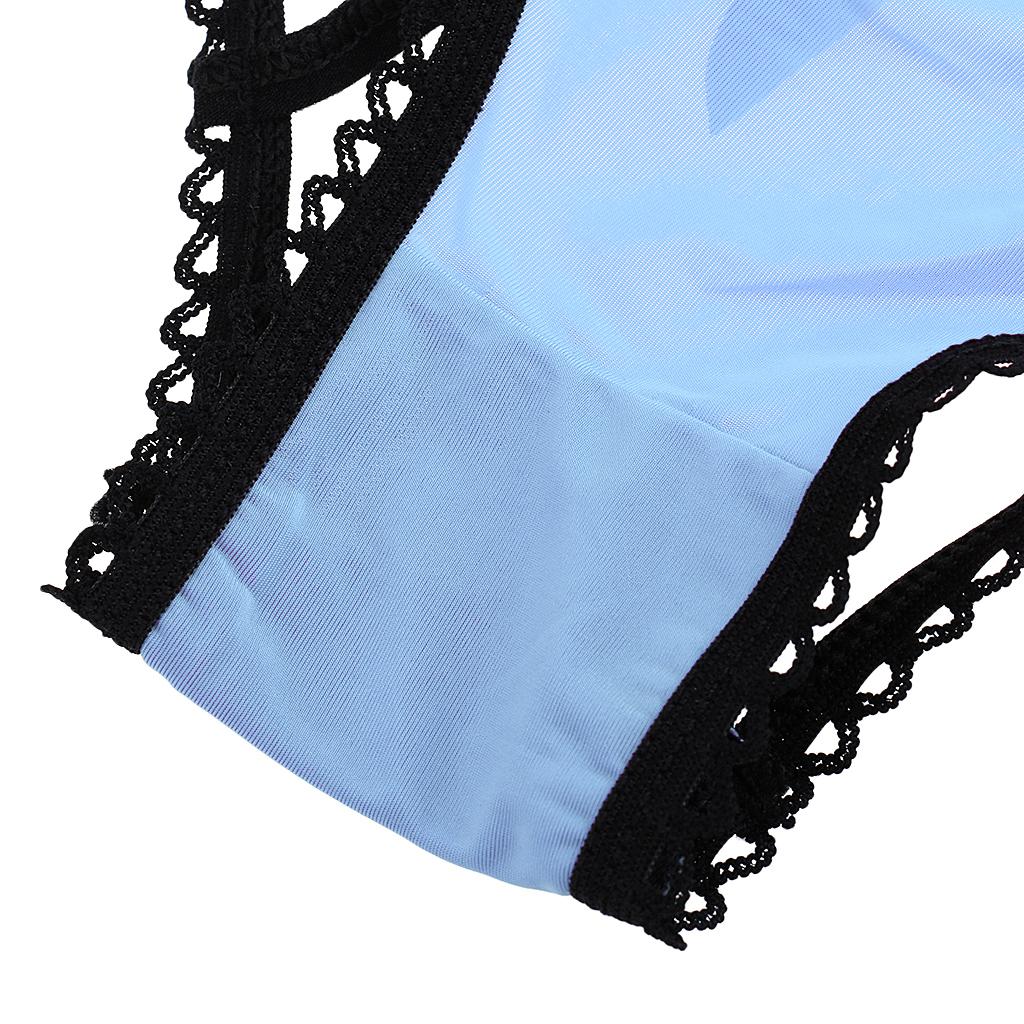 Women Thongs G-string Panties T-Back Open Knickers Lingerie Underwear - Blue Pink Red Purple Brown