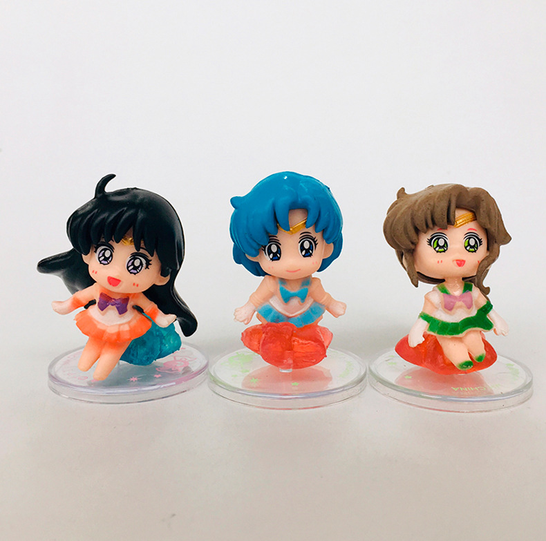 Bộ 06 Mô Hình Thủy Thủ Mặt Trăng - Sailor Moon