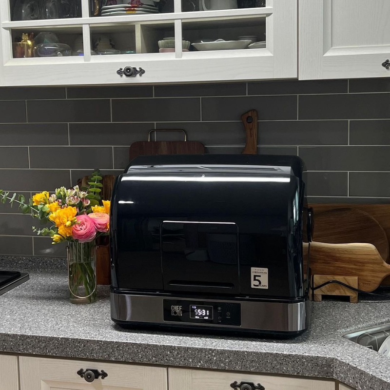 Máy Sấy Và Tiệt Trùng Chén Bát UV Chefborn Bằng Nhiệt Độ Cao Và Tia UV, Tủ Sấy Chén Dĩa, 65L, Nội Địa Hàn, BH 12 Tháng