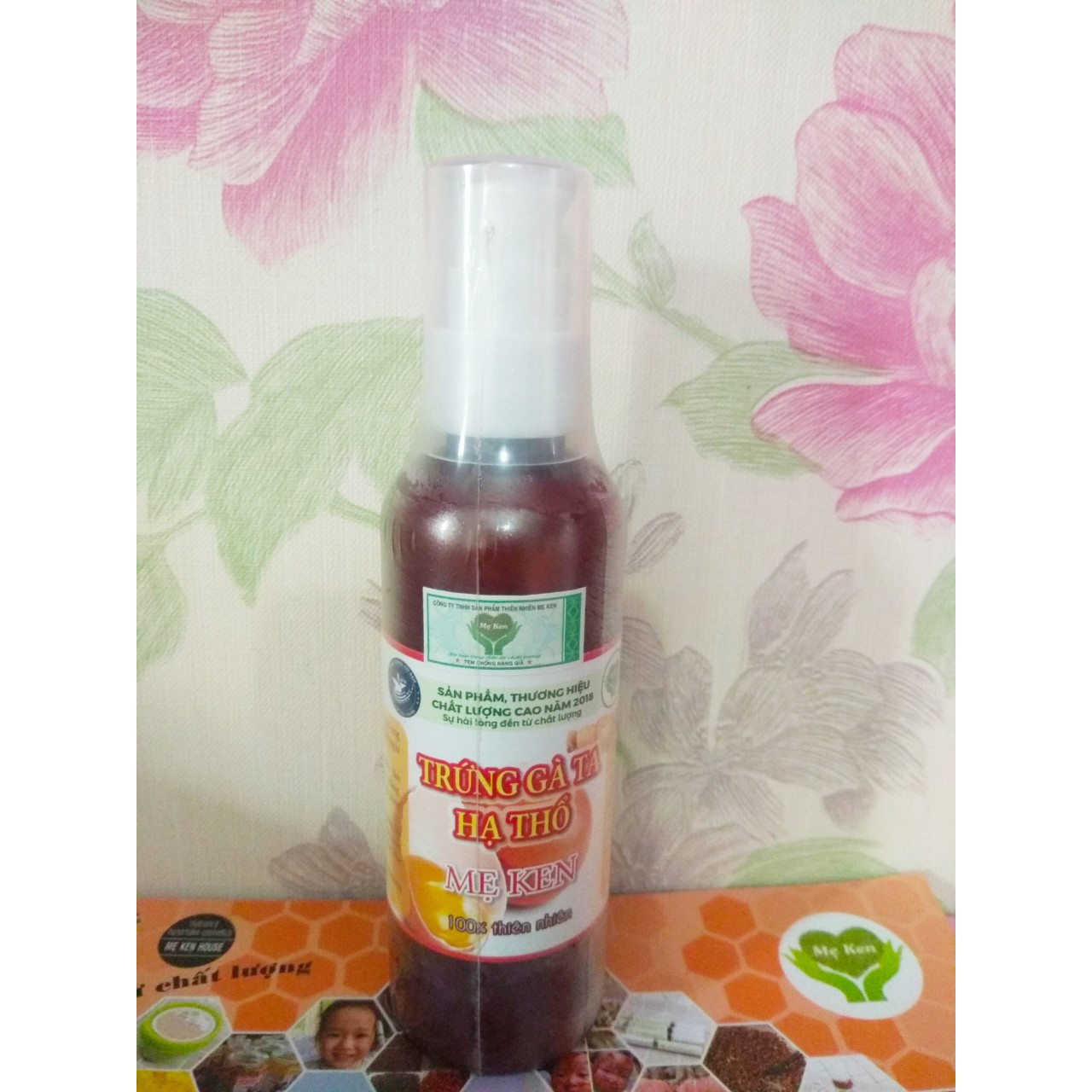 TRỨNG GÀ TA HẠ THỔ THUỐC BẮC MẸ KEN-CHAI 100ML