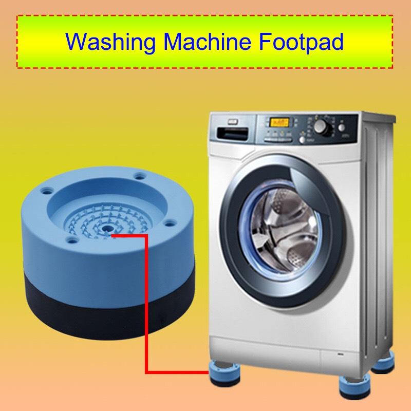 SÉT 4 CÁI ĐẾ KÊ CHÂN MÁY GIẶT CHỐNG RUNG SILICON CAO CẤP TẶNG KÈM HỘP BẢO VỆ ĐẦU CÁ...
