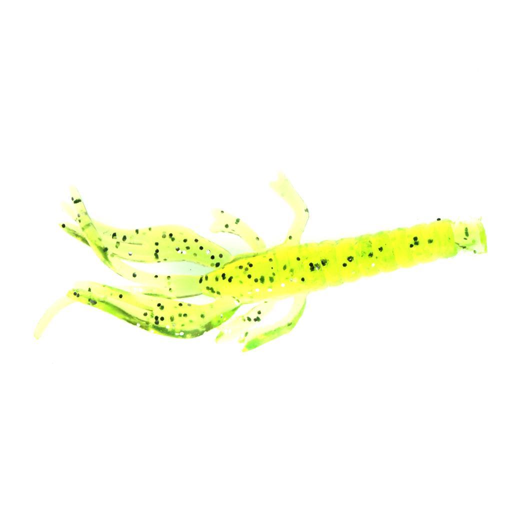 10 x Rubber Crayfish Shrimp Lures for Jig Or Drop Shot Fishing Perch 5.5cm