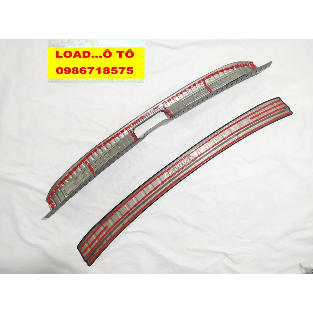 Chống Trầy Cốp, Ốp Bậc Cốp Xe KIA K3 2022-23 Mẫu Titan Cao Cấp, Chữ Bóng Đẹp