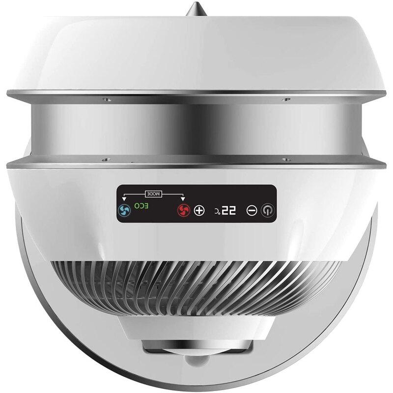 Quạt Sưởi Mini Rowenta HQ7112 Air Force Hot & Cool 2In1, Quạt Mát và Quạt Sưởi Ấm, Có Điều Khiển, Hẹn Giờ Tắt, Nhập Đức