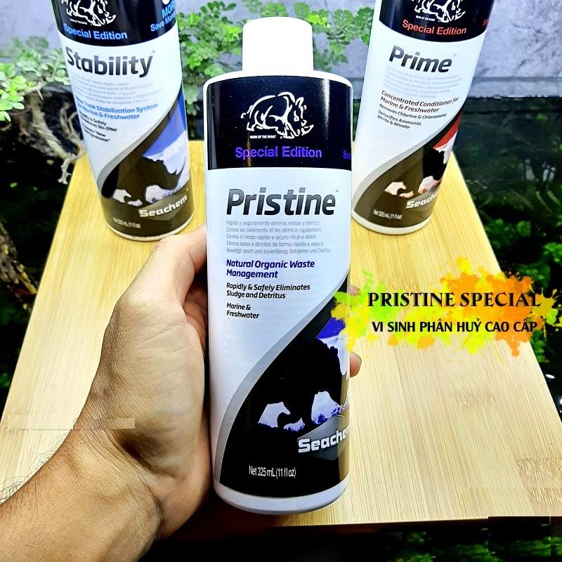 Stability-Prime-Pristine (Bản đặc biệt thêm 30%) - Vi sinh Seachem -Xử lý nước-phân hủy mùn bã hữu cơ-phụ kiện thủy sinh