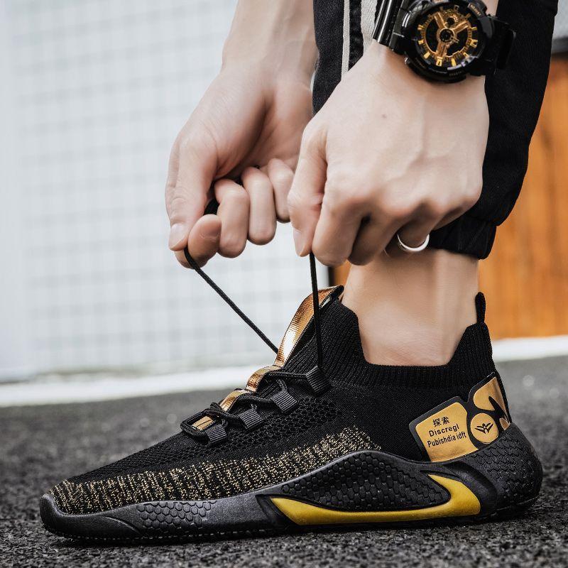 Giày thể thao nam buộc dây sneaker nam mẫu mới vải dệt cao cấp G179