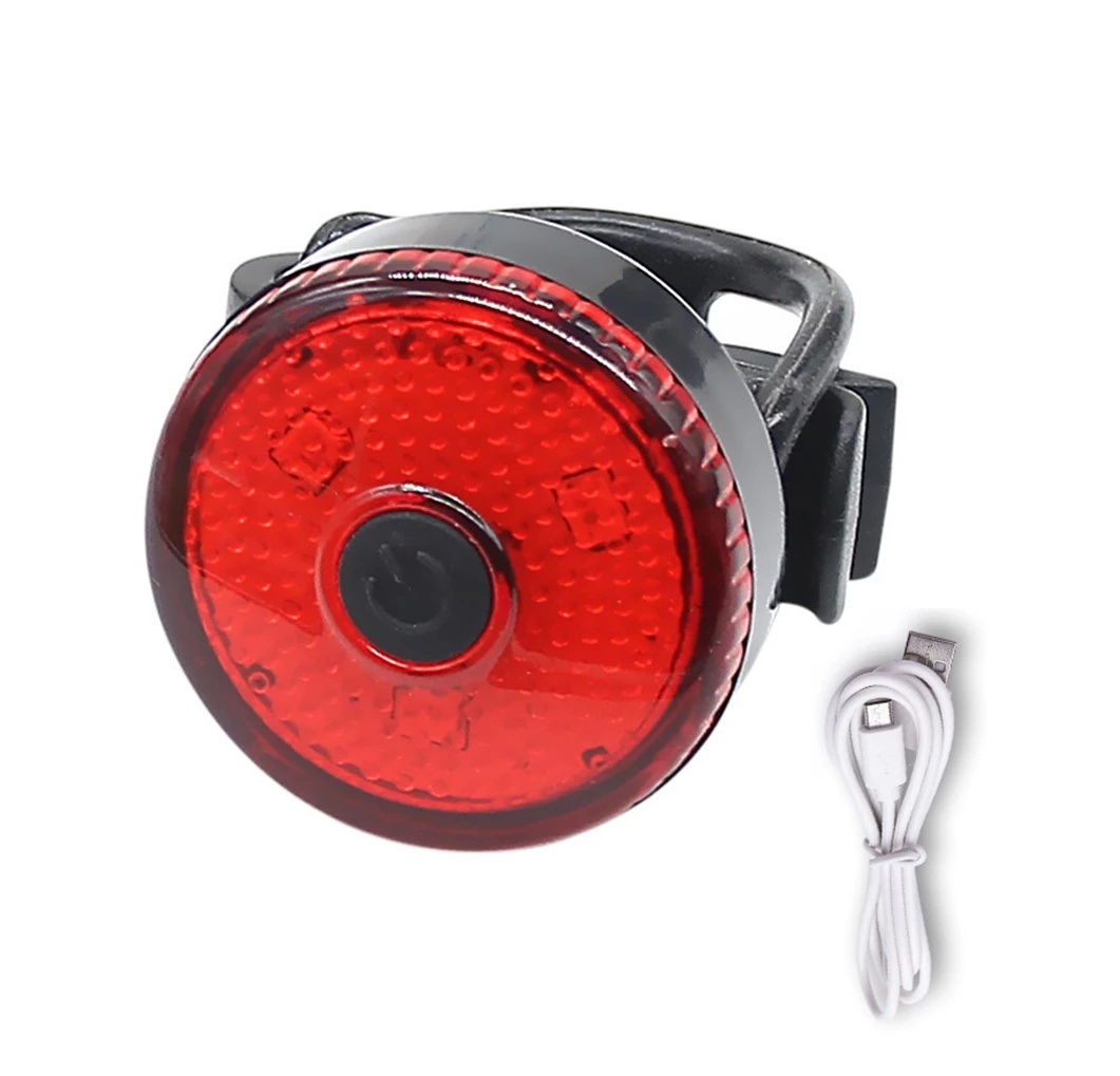 đèn xe đạp - Đèn led 3 bóng gắn đuôi xe đạp,dùng pin sạc, chống thấm nước, nhỏ gọn, thời trang - Hàng chính hãng