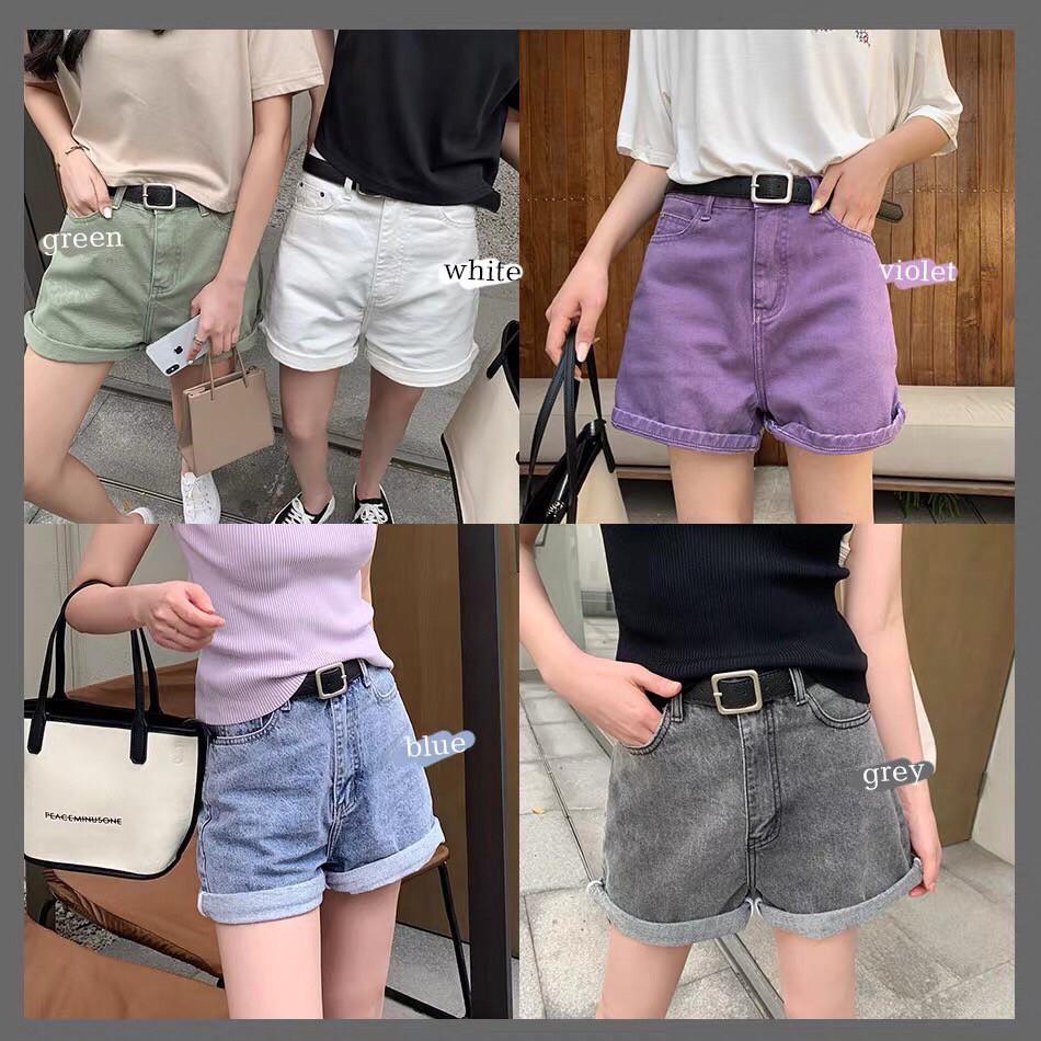 Quần short ngố lưng cao QJ328