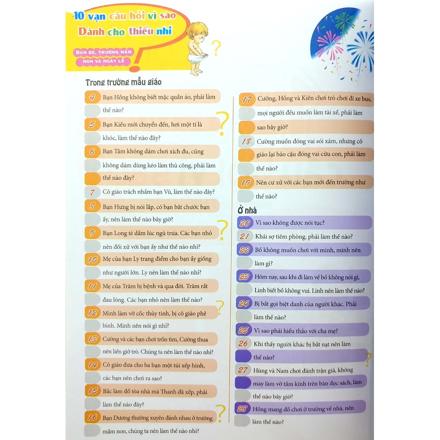 10 Vạn Câu Hỏi Vì Sao - Bạn Bè Trường, Mầm Non Và Ngày Lễ B38
