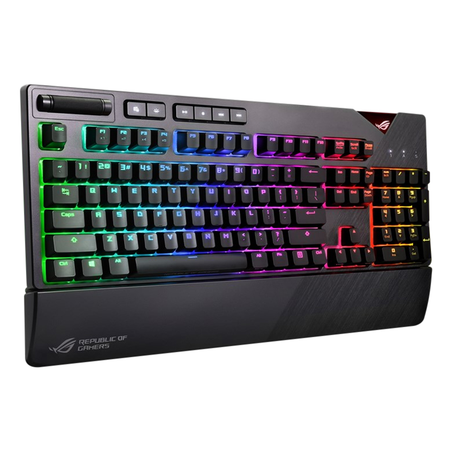 Bàn Phím Chơi Game Asus Rog Strix Flare RGB Aura Sync USB - Hàng Chính Hãng