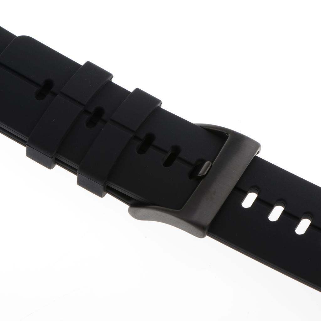 Soft Silicone Wrist Band Replacement Strap for Suunto   Black