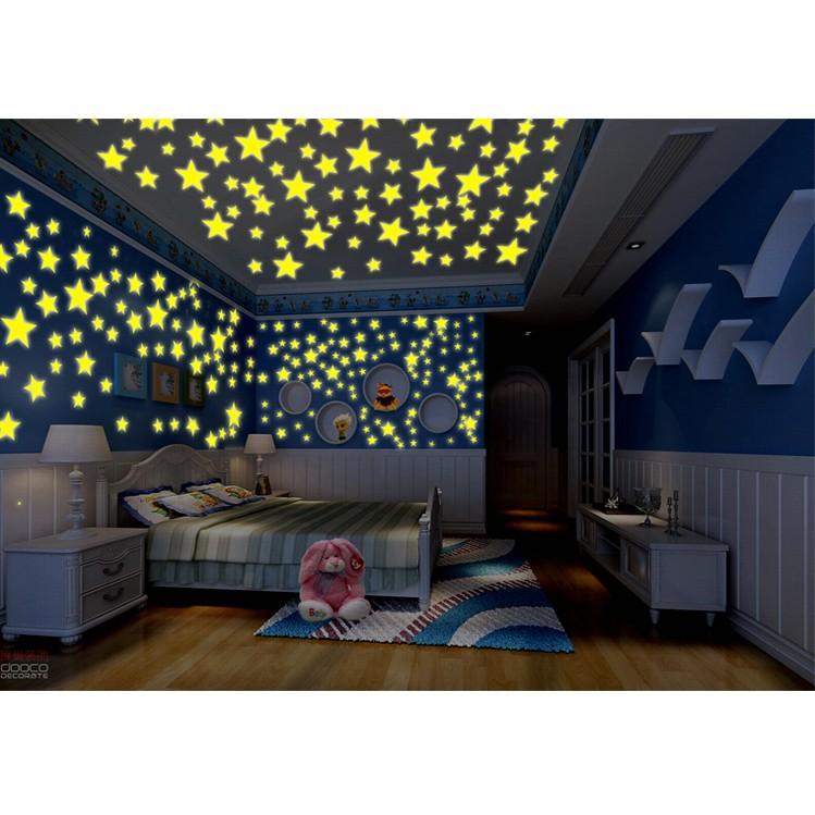 Combo 100 sao dạ quang phát sáng