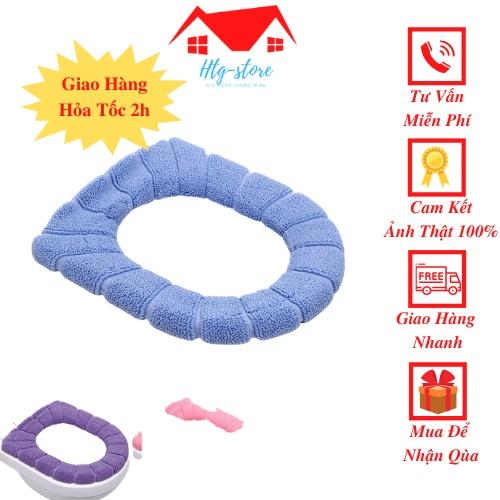 Miếng lót bồn cầu nỉ siêu đẹp - Miếng lót bồn cầu chống lạnh nỉ.