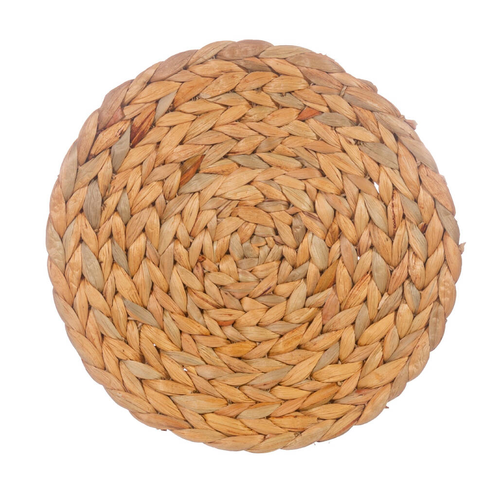 Tấm lót lục bình hình tròn URSPACE trang trí bàn ăn treo tường decor / ROUND HYACINTH PLACE MAT