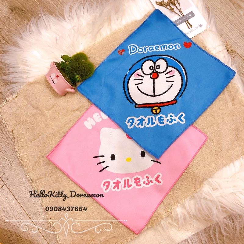 Khăn lau HelloKitty Doreamon