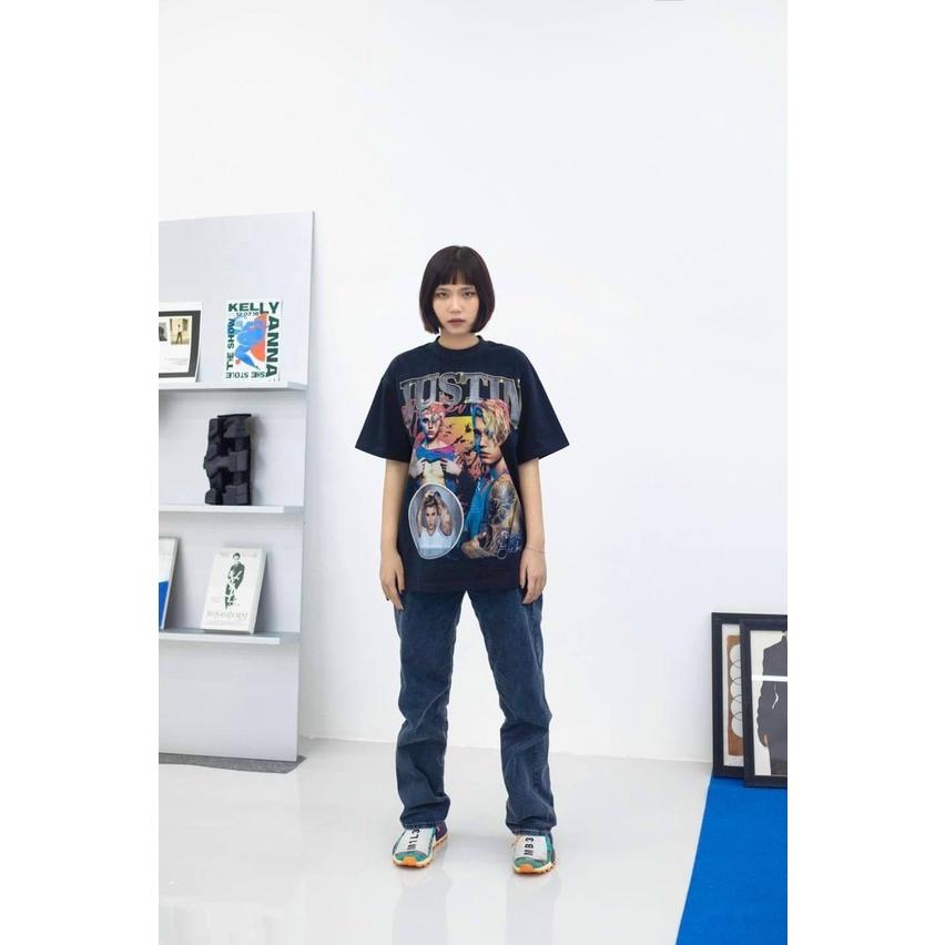 Áo Thun Local Brand Justin Bieber Tay Lỡ Oversize Unisex
