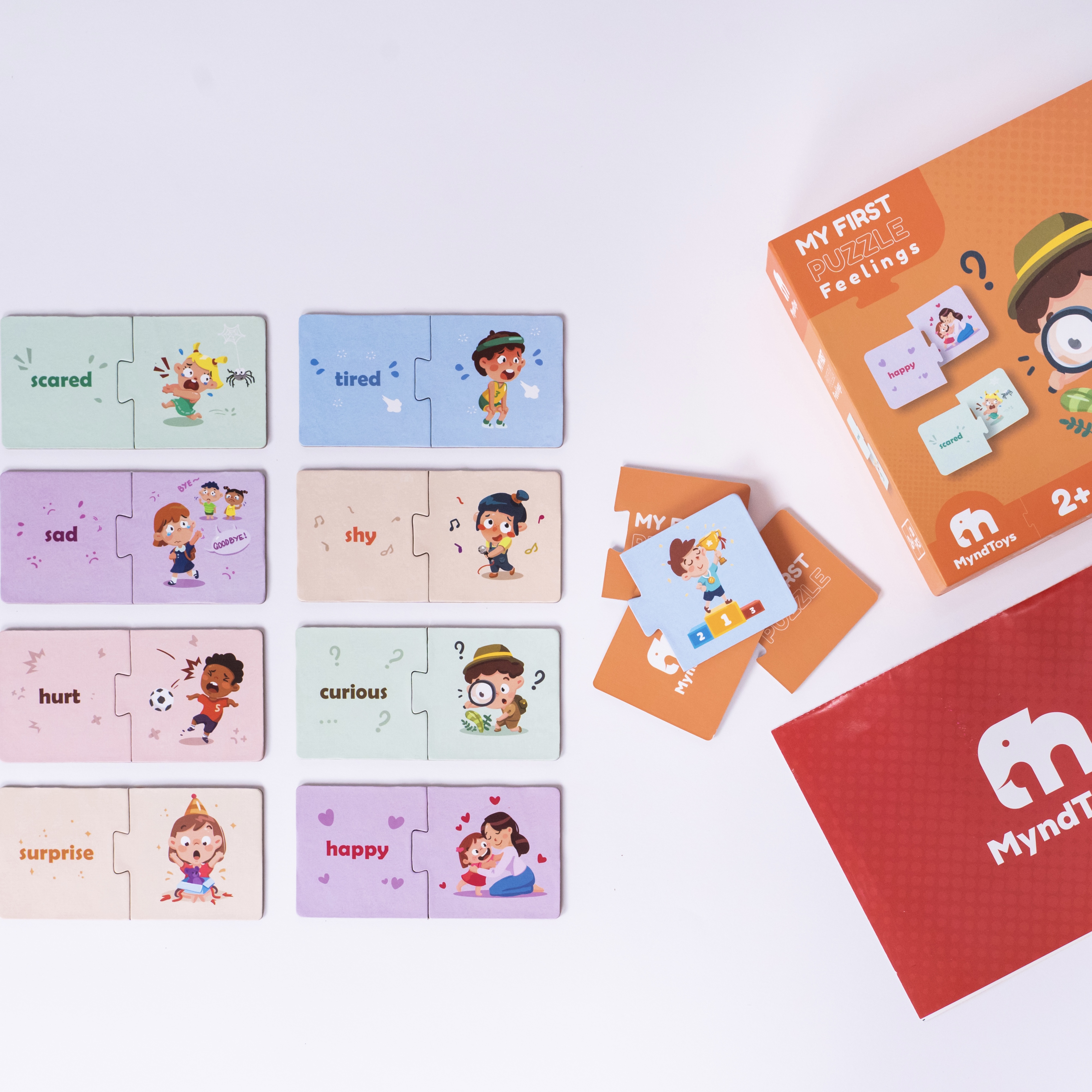 Đồ Chơi Xếp Hình MyndToys My First Puzzle - Feelings (Cảm xúc) Dành Cho Bé Trên 2 Tuổi